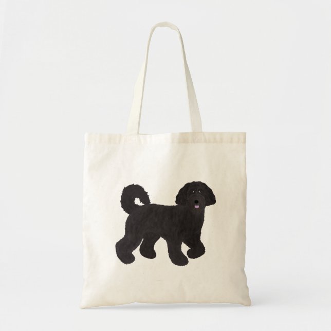 Labradoodle Tote Bag Tygkasse (Framsidan)