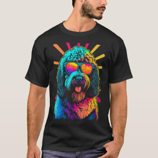 Labradoodle Unik Artwork Colorful Art T Shirt