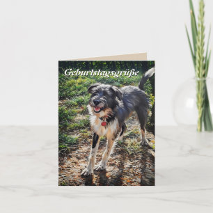 LabradoodleSmall, 4 tum x 5,6-tums mappat gratulat Kort