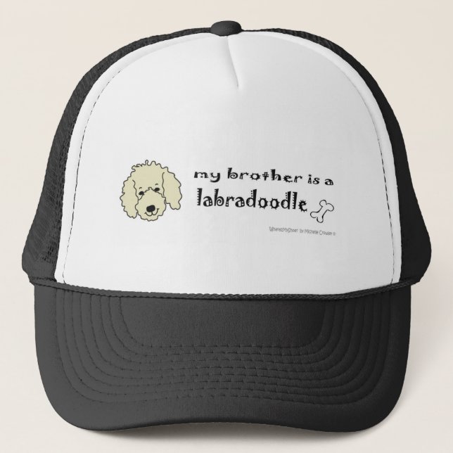 LabradoodleYellowBrother Truckerkeps (Framsida)