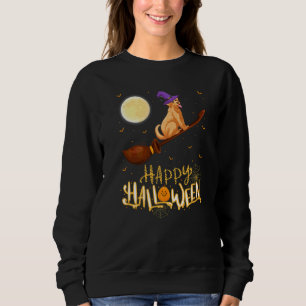 Labrador Åk Häxa Hagelgevär Labrador Hund Hallowee T Shirt