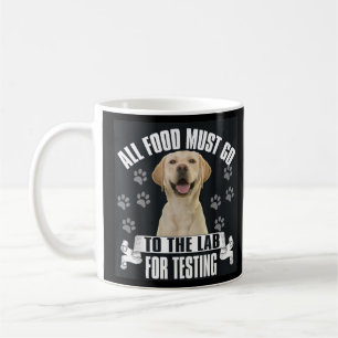Labrador All mat måste gå till Lab för att testas Kaffemugg