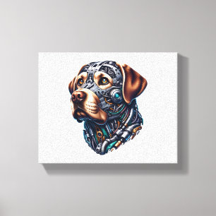Labrador Älskare Android Inspired Art Canvastryck