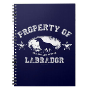 Labrador Anteckningsbok Med Spiral