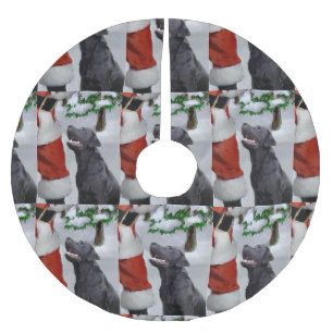 Labrador, återkomst till jul julgransmatta borstad polyester