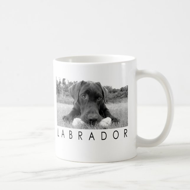 Labrador B&W Kaffemugg (Höger)