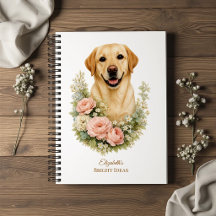 Labrador Blomsterporträtt