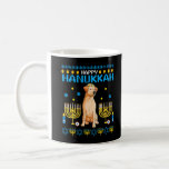 Labrador Chanukah Jewish Ugly Hanukkah Sweater Paj Kaffemugg<br><div class="desc">Labrador Chanukah Jewish Ugly Hanukkah Sweater Pajama T-Shirt</div>