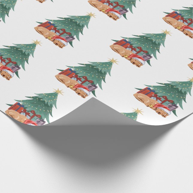 Labrador Christmas Tree Presentpapper (Hörn)