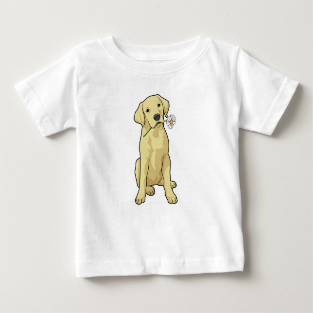 Labrador Daisy T Shirt (Framsida)