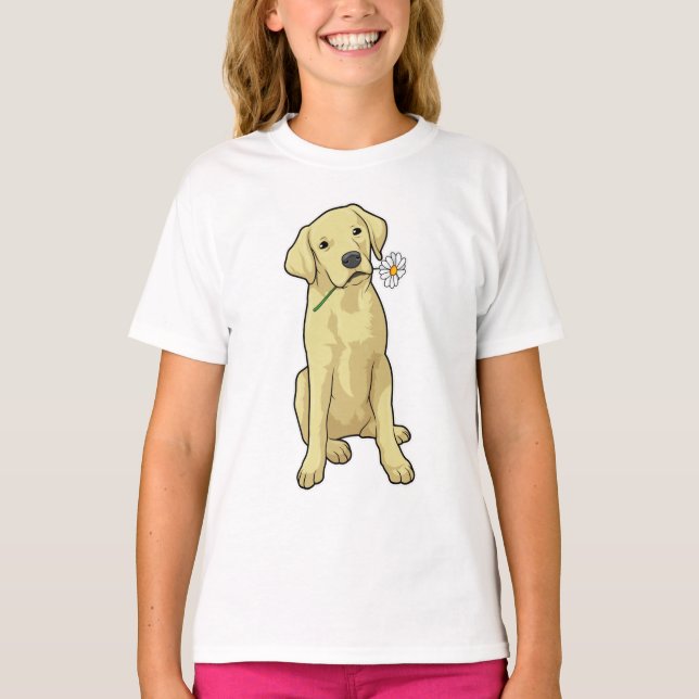 Labrador Daisy T Shirt (Framsida)