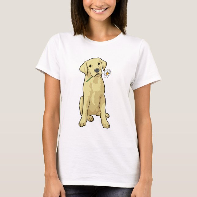Labrador Daisy T Shirt (Framsida)