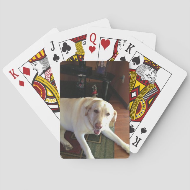 Labrador Deck of Cards Spel Kort (Baksidan)