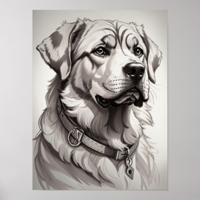Labrador Dog Poster (Framsidan)