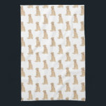 Labrador (Dudley) Kökshandduk<br><div class="desc">I love this sweet pattern of a dudley labrador watercolor illustration because it's classic enough to serve as a neutral, yet pops as a stand alone piece! It's the perfect addition to any family room, nursery, office, or even the man cave! For the sweetest gifts, add more matching items from...</div>