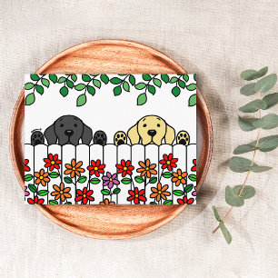 Labrador Duo tittar på ditt vykort