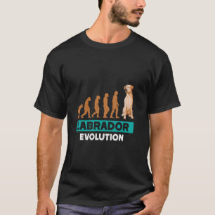 LABRADOR EVOLULUTION Labrador Retriever Rolig hund T Shirt