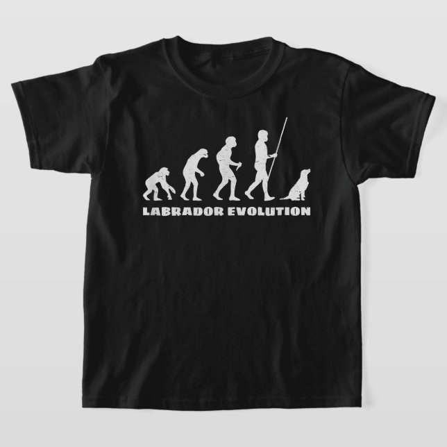 Labrador Evolution T Shirt (Laydown)