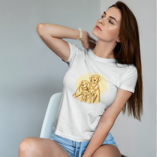 Labrador Family T Shirt (Skapare uppladdad)