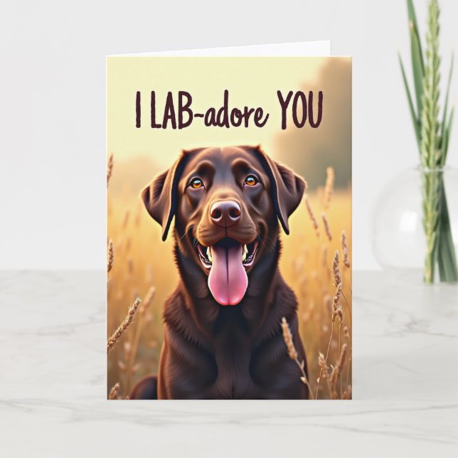 Labrador Fars Dag-kort Kort (Framsida)