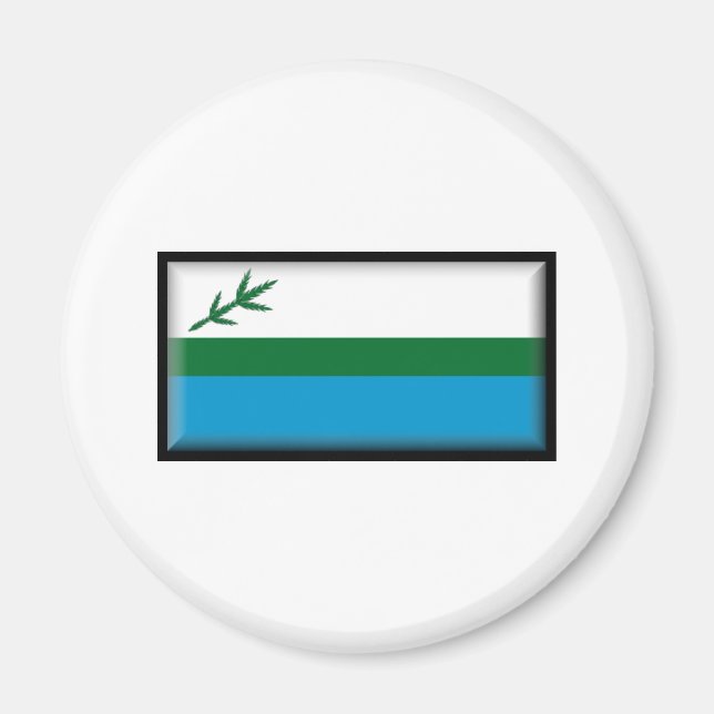 Labrador Flagga Magnet (Framsidan)