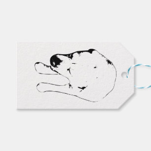 Labrador Gift Märkre, Merry Avslutar Presentetikett
