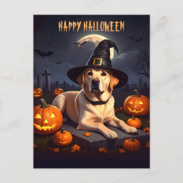 Labrador Halloween Helg Vykort