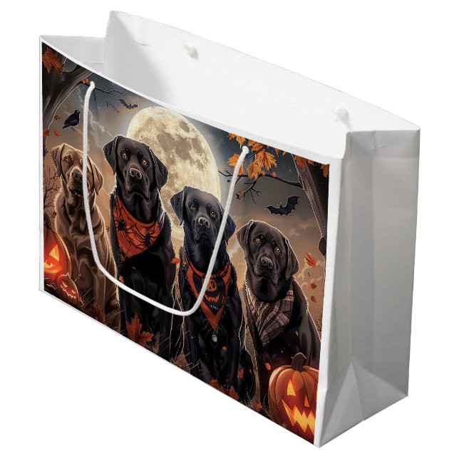 Labrador Halloween Kuslig (Framsidan Vinklad)