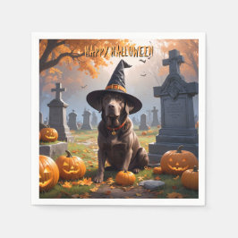 Labrador Halloween Pappersservett