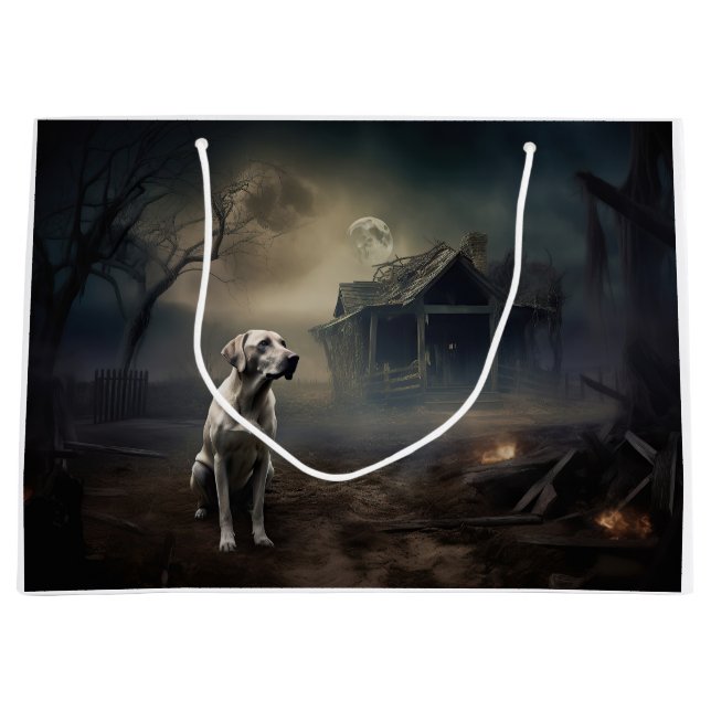Labrador Halloween Skräckinjagande (Framsidan)