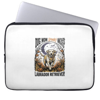 Labrador Halloween-tröja Vintage Dog Mom Grafisk_1 Laptop Fodral