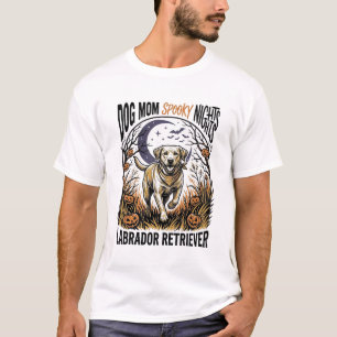 Labrador Halloween-tröja Vintage Dog Mom Grafisk_1 T Shirt