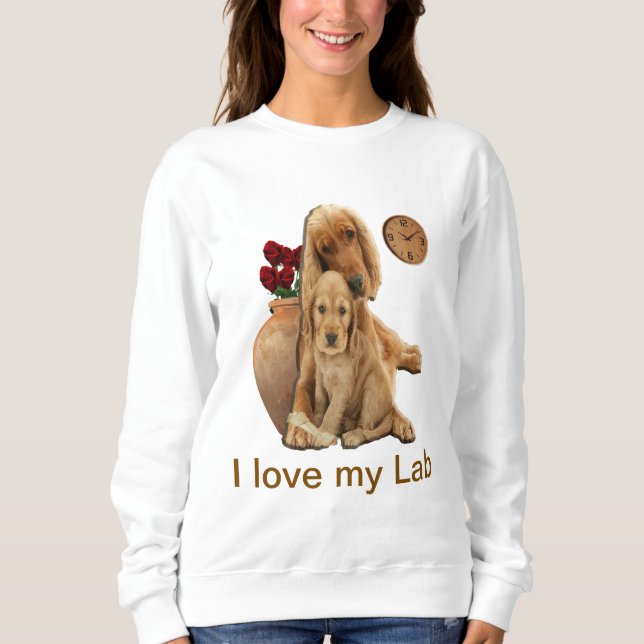 Labrador-hämmare T Shirt (Framsida)