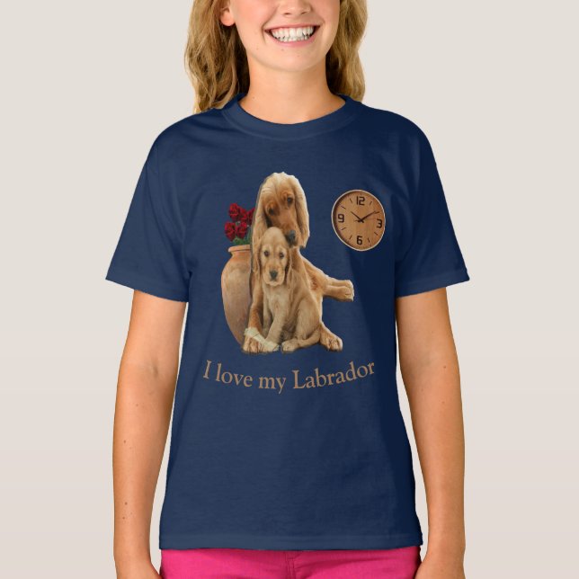 Labrador-hämmare T Shirt (Framsida)