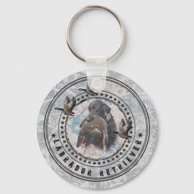 Labrador hämtar Dekorativ kudde Beverage Coaster Nyckelring (Framsida)