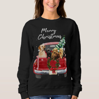 Labrador-hämtarfamiljen Lastbil jul Pajama T Shirt