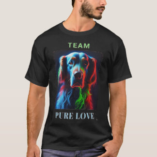 LABRADOR HUND ÄLSKARE PURE KÄRLEK TEAM T SHIRT