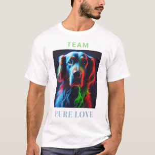LABRADOR HUND ÄLSKARE PURE KÄRLEK TEAM T SHIRT