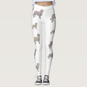 Labrador Hund Art Anpassningsbar Leggings