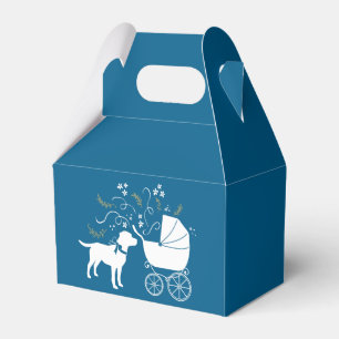 Labrador Hund Baby Shower Blue Boy Lab Presentaskar
