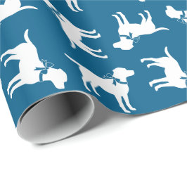 Labrador Hund Baby Shower Blue Boy Lab Presentpapper