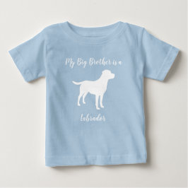 Labrador Hund Baby Shower Blue Boy Lab T Shirt