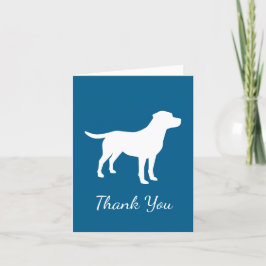 Labrador Hund Baby Shower Blue Boy Lab Tack Kort