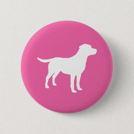 Labrador Hund Baby Shower Girl Girl Lab Rosa Knapp