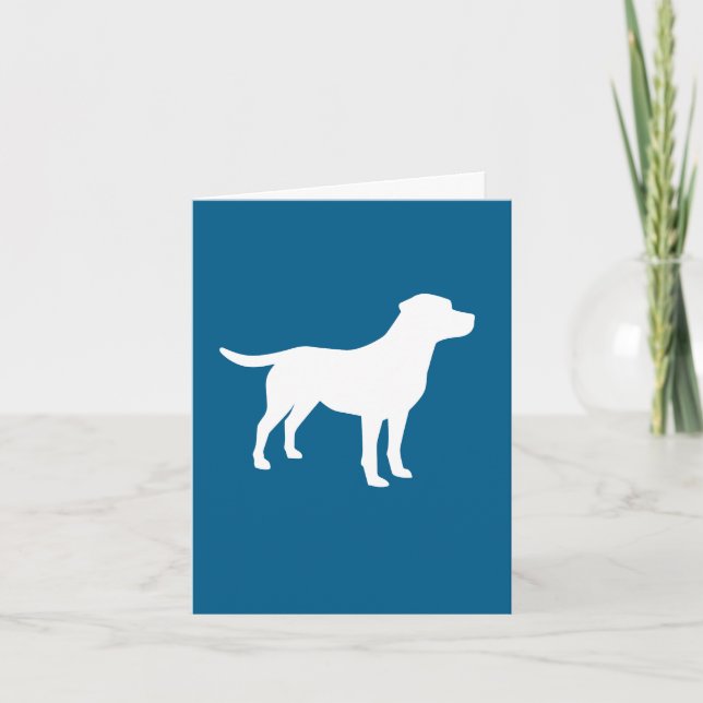 Labrador Hund Baby Shower Girl Lab Rosa Tack Kort (Framsida)