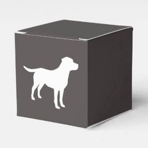 Labrador Hund Baby Shower Lab Grått Gender Neutral Presentaskar