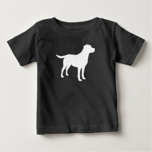 Labrador Hund Baby Shower Lab Grått Gender Neutral T Shirt