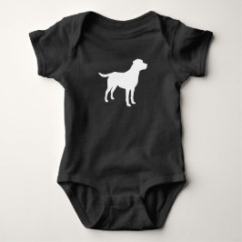 Labrador Hund Baby Shower Lab Grått Gender Neutral T Shirt