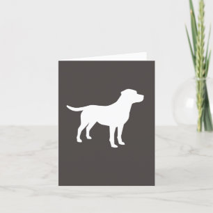 Labrador Hund Baby Shower Lab Grått Gender Neutral Tack Kort