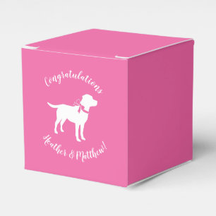 Labrador Hund Baby Shower Rosa Girl Lab Presentaskar